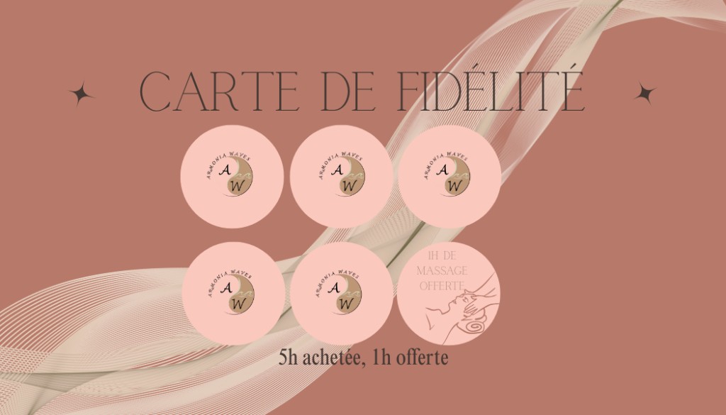 Carte de fidélité Armonia Waves